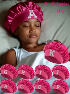 1PC Baby Hair Cap A-Z Letters Design Suitable for Girls Ages 3-8 Years Old Soft & Stylish Headwear Ideal for Daily Use