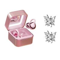 Rose gold+Butterfly earrings