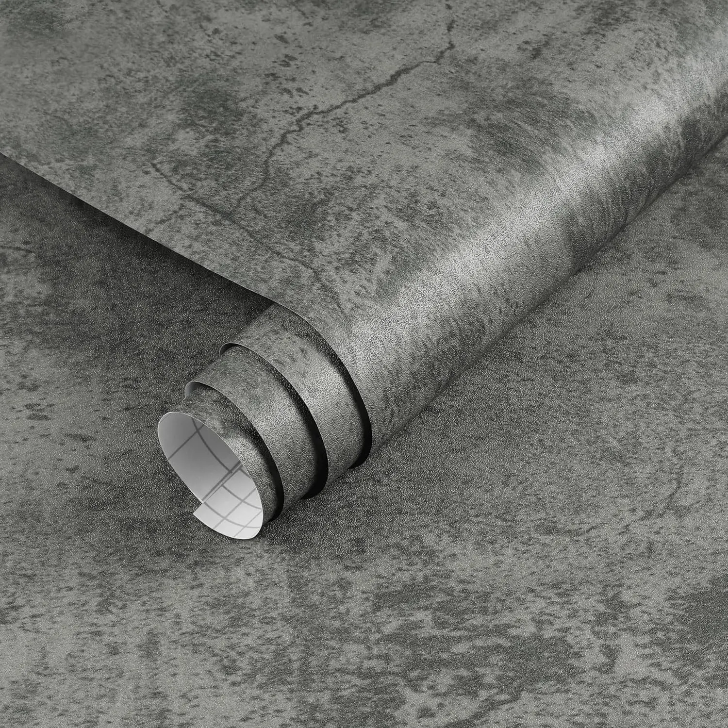 Retro Cement Pattern Self-adhesive Textured Vintage Peel And Stick Wallpaper, Waterproof Wall Sticker, Wall Decor for Home Living Room Bedroom Hotel Cafe Library, Peel And Stick Wallpaper For Bathroom, Interior Walls, Peel And Stick Wallpaper Designs