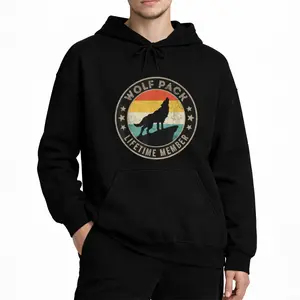 Men’s & Women’s "Wolf Pack" Hoodie – Long Sleeve Streetwear Essential