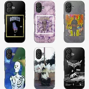 Sesh After Dark – Bones series phone cases, compatible with iPhone 17/16/15/14/13/12/11 Pro Max/Plus and Samsung Galaxy S23FE/22/23/24/25.