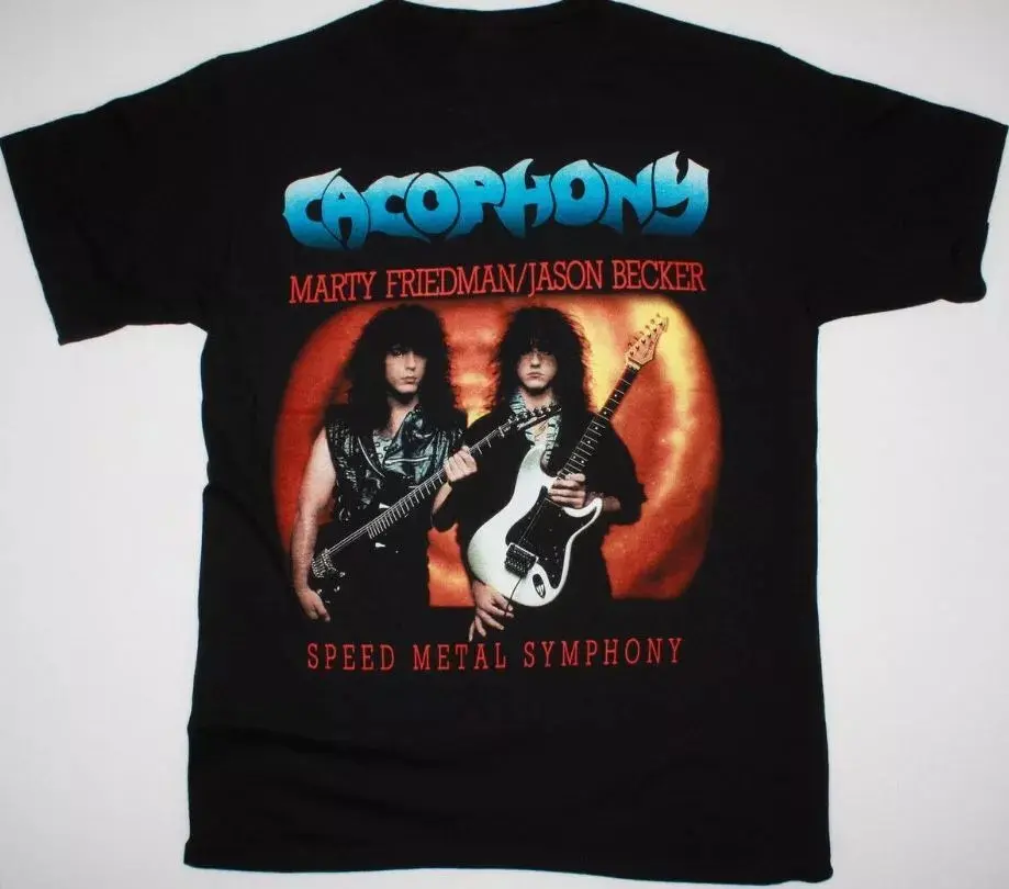 Vintage Cacophony Jason Becker Men T-shirt Black Unisex All sizes S-5XL