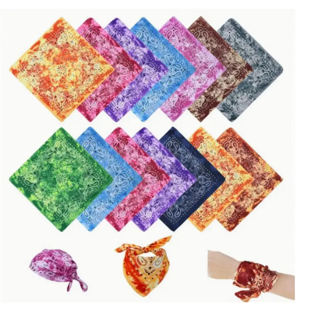 14pcs Paisley Headband for Women, Bandanas Paisley Print Headband, Cowboy Headwraps Scarfs, Hair Head Bandana for Women Men, Great for Birthday Gifts, Party, Mother'S Day Gifts summerwins