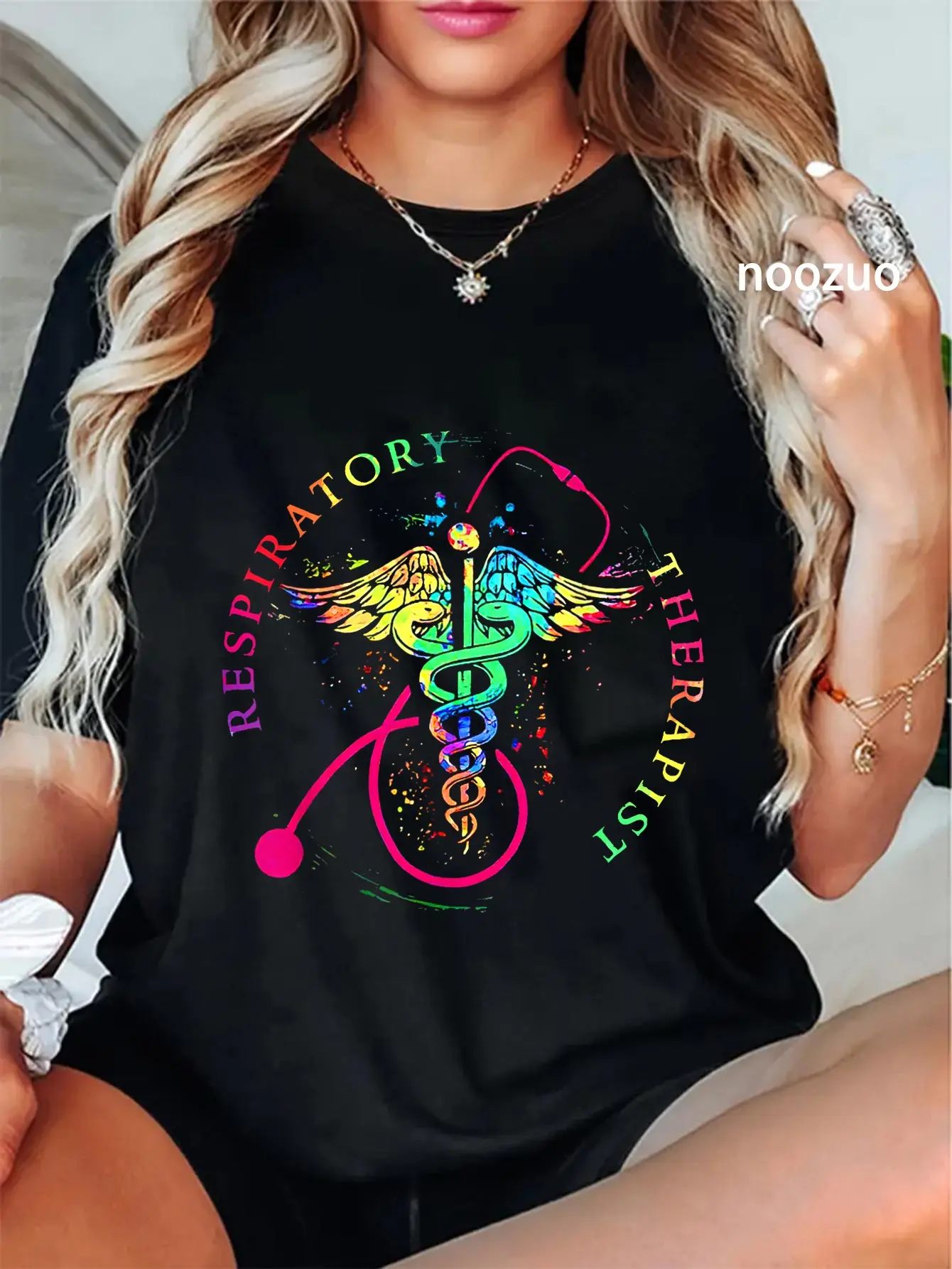 100% Cotton RT Respiratory Therapy Therapist Funny RT Care T-Shirt