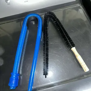 Sealegend 2 Pieces Dryer Vent Cleaner Kit Compatible with All Vacuum Cleaner, Dryer Lint Brush and Vacuum Hose Attachment with Stretch Universal Connector, Quickly Lint Remover