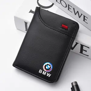 Leather Car Driver's License ID Card Wallet, Bmw X1-X7, G30 E30 E36, 50th Anniversary, 3 5 7 Series, Car Styling Accessory