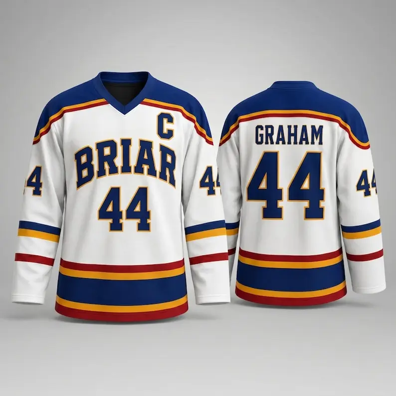 Briar U Hockey Jersey and Sweatshirt Garrett Graham Fan Merch