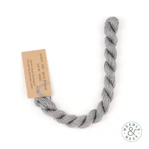 Silk & Ivory Grey Flannel