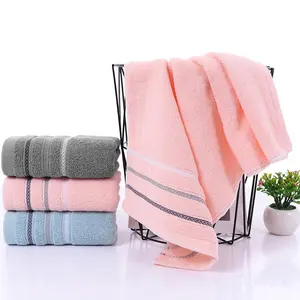 Hotel & Spa 100% Cotton Towels Pack of 1, Gradient Striped Towel Ultra Soft, Quick Dry, Lightweight, Highly Absorbent, Perfect for Shower, Spa, Gym, Pool, Hotel, Resort & Daily Use (Multi-Color - 13" x 29")