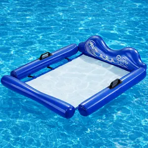 Air bag hammock-adult swimming pool lounge chair, made of strong PVC material, bright mixed colors and comfortable ergonomic design, suitable for swimming and relaxing in the swimming pool.