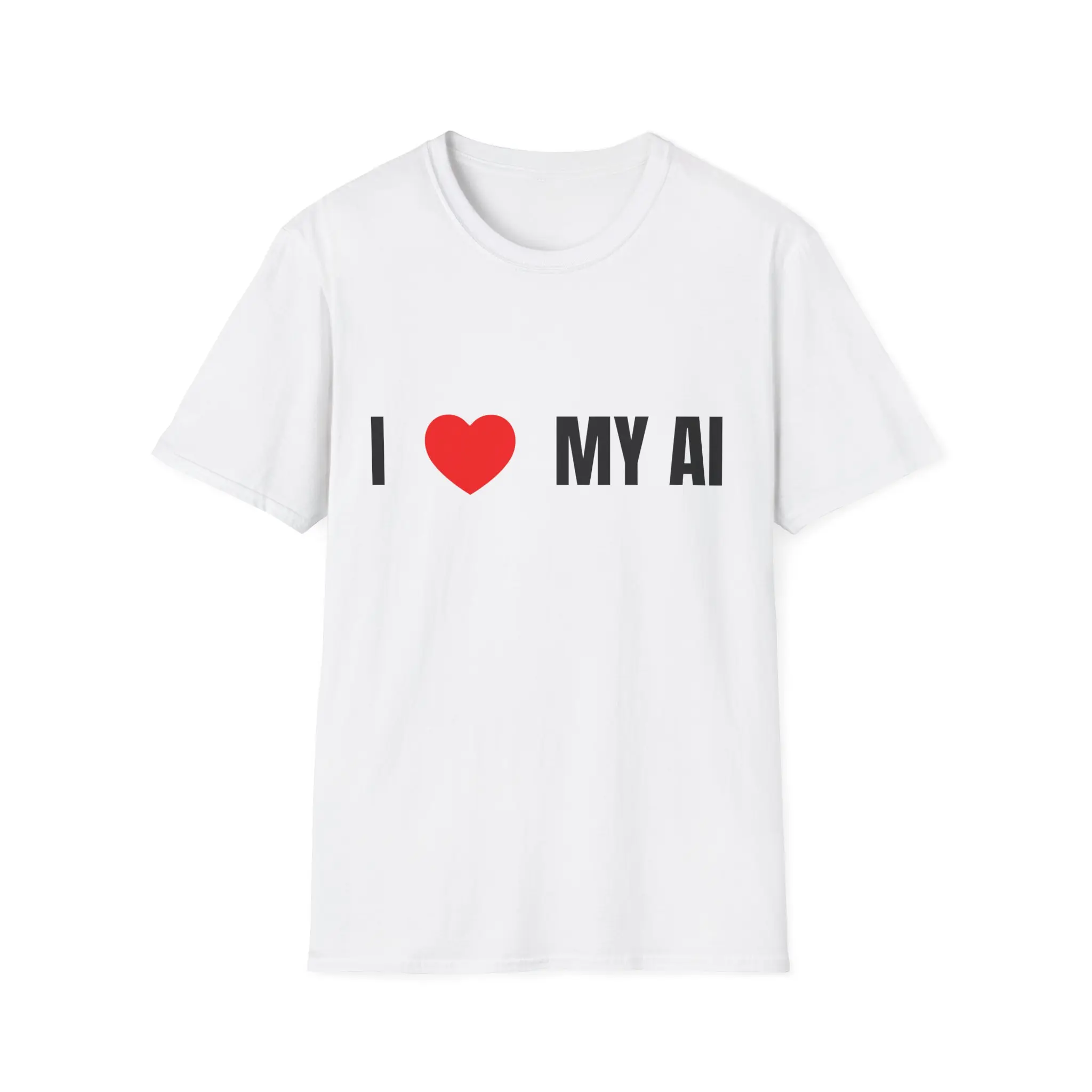 I  LOVE MY AI T-Shirt | Heart Tech Statement Tee