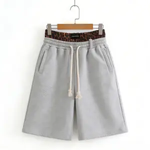 2026 Double Waistband Shorts Hip Hop Harajuku Streetwear Baggy Drawstring Mid Length Casual Summer Outfit Unisex Shorts