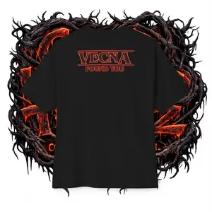 Cold Hearted Threadz vcna6 6.8oz 100% Cotton Premium Custom Halftoned DTF T-shirt