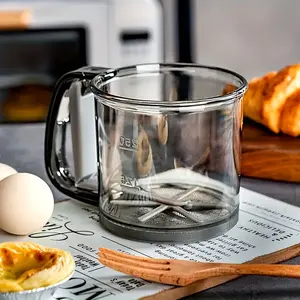 1pc Flour sieve Handheld semi-automatic flour sieve Household sieve