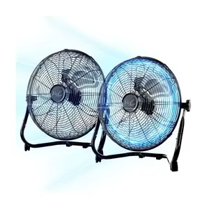 Vie Air 14 Inch Twin Pack Industrial High Velocty Floor Fans