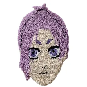 Reo Mikage Punch Needle Coaster - Handmade Tableware with Unique Design and Textured Finish