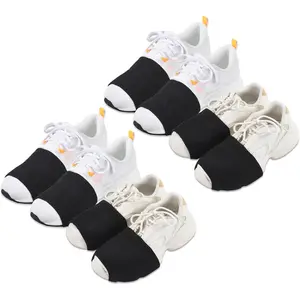 Socks for Dancing - 4 Pairs Dance Shoe Covers for Dancer Easy pivoting and Sliding on Sticky Indoor Dance Floors