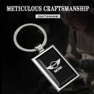 1Pcs Zinc Alloy Car Keyring Auto Logo Keychain Pendant Decoration For MINI One Cooper JCW Countryman Clubman Cabrio Paceman Coupe Roadster Clubvan