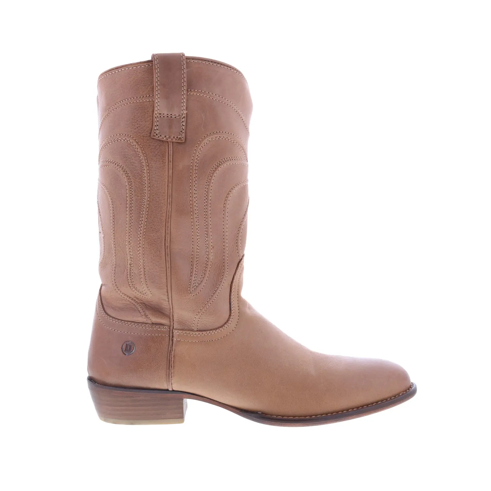 Dingo Montana DI-316 Mens Brown Leather Slip On Western Boots