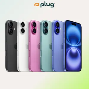 Refurbished iPhone 16 (Unlocked) - Good Condition with 1-Year Warranty by Plug