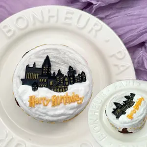 【Buy 3 get 1 free】Harry Potter Snowy Mountain Cake tabba squishies kidstoysFood-Grade Silicone Slow-Rising Rebound Squishy Fidget Toys for Stress Relief - Soft Squeeze Toys with Thick Creamy Slime Texture, Handmade Non-Toxic Sensory Toys