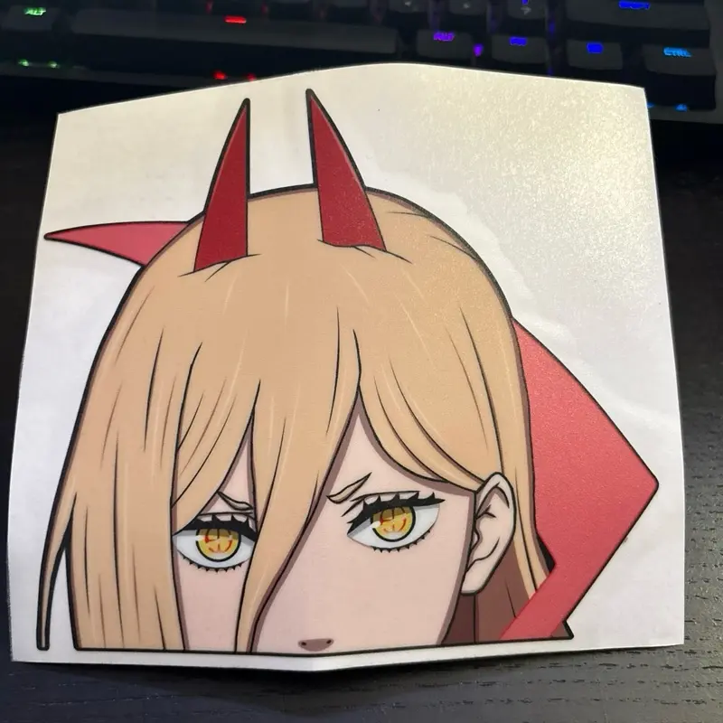 Power peeker sticker