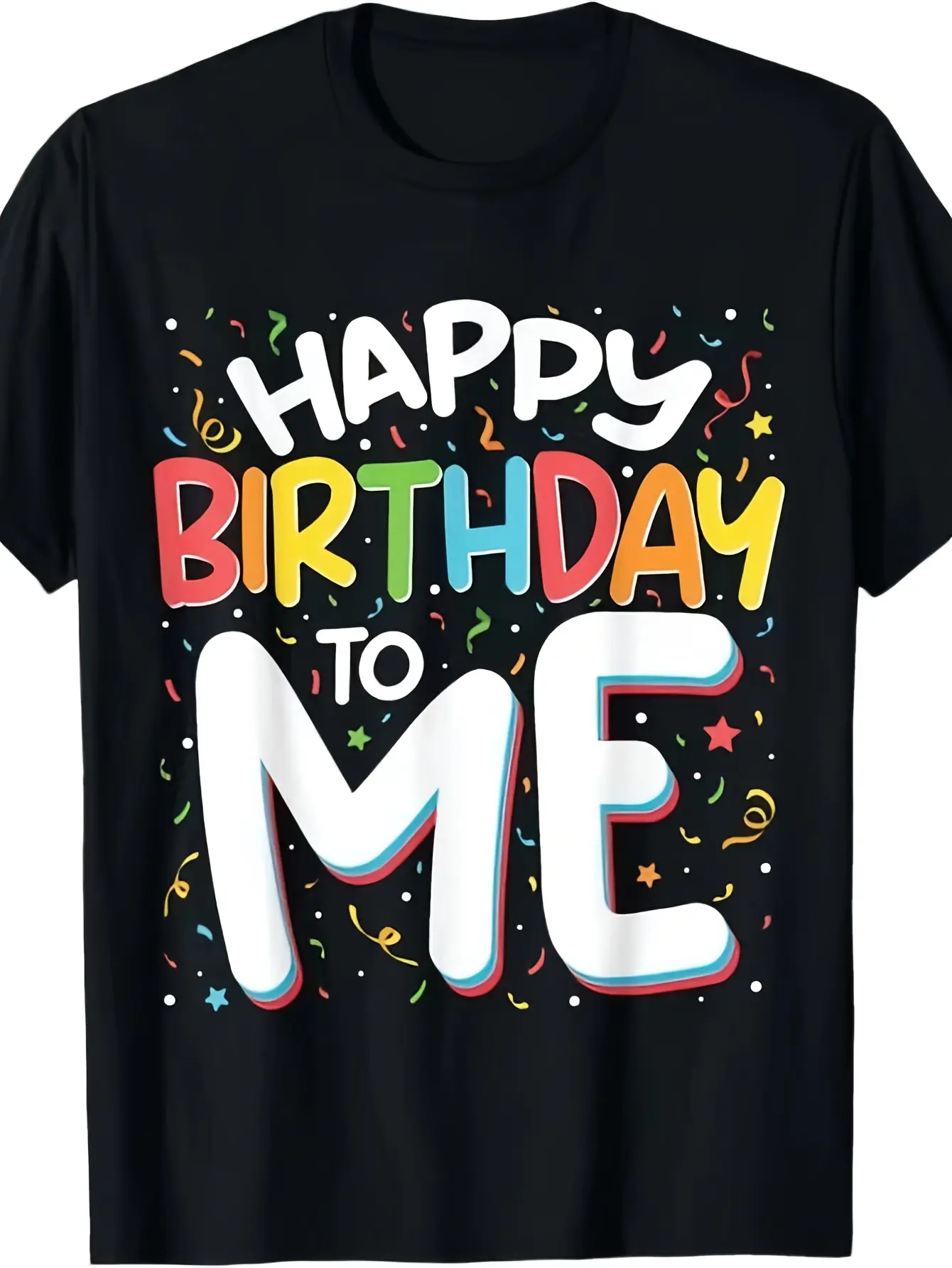 NEW LIMITED Happy Birthday to Me Funny Birthday Pa unisex soft cotton short sleeve t shirt, vintage graphic casual tee for men women teens, perfect birthday holiday gift for camping travel gym daily street  wear