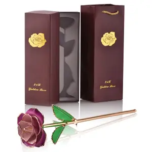 24k Gold Dipped Rose - Elegant Floral Design with 24K Gold Accents, Ideal for Special Occasions and Gifting