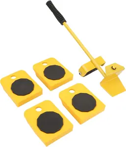 Furniture Lift Mover Tool Set - Furniture Movers with Wheels Heavy Furniture Moving Sliders Appliance Rollers Heavy Duty Furniture Lifter and Sliders Kit - Furniture Movers Sliders Appliance Movers