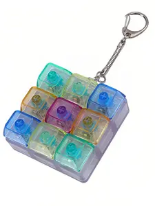 Mechanical Keyboard Keycap Set, High-Transparency Keys, Street Style Design, Perfect for Gaming & Typing, Durable Construction