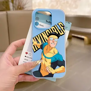 Superhero Invincible Teenager Phone Case, Compatible with iPhone Models 17-11 Pro Max, Soft Tpu Material, Dual-Layer Protection Design