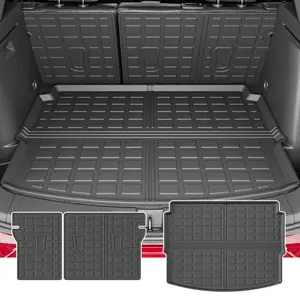 [Fits 21-25 Trailblazer] Trunk Mat Compatible with 2021-2025 Chevy Trailblazer Backrest Mat (Only for Upper Deck) Replacement for 2021 2022 2023 2024 2025 Chevy Trailblazer Accessories (Trunk Mat+Backrest Mat)