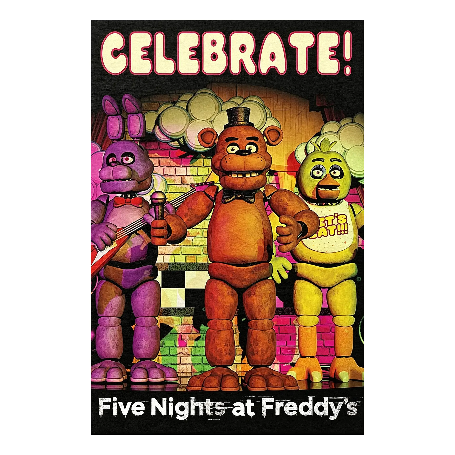 Five Nights At Freddys Celebrate Wall Poster