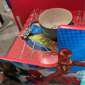 Spider-Man Chair Desk with Storage Bin