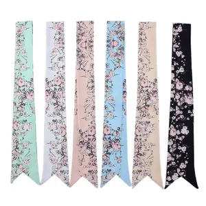 5pcs/6pcs Bag Handbag Handle Ribbon Scarf Hair Head Band Neck Scarf Package Band Fashion Gifts (U9063)