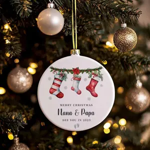 Promoted to Grandparents Ornament: Pregnancy Announcement, New Baby Reveal