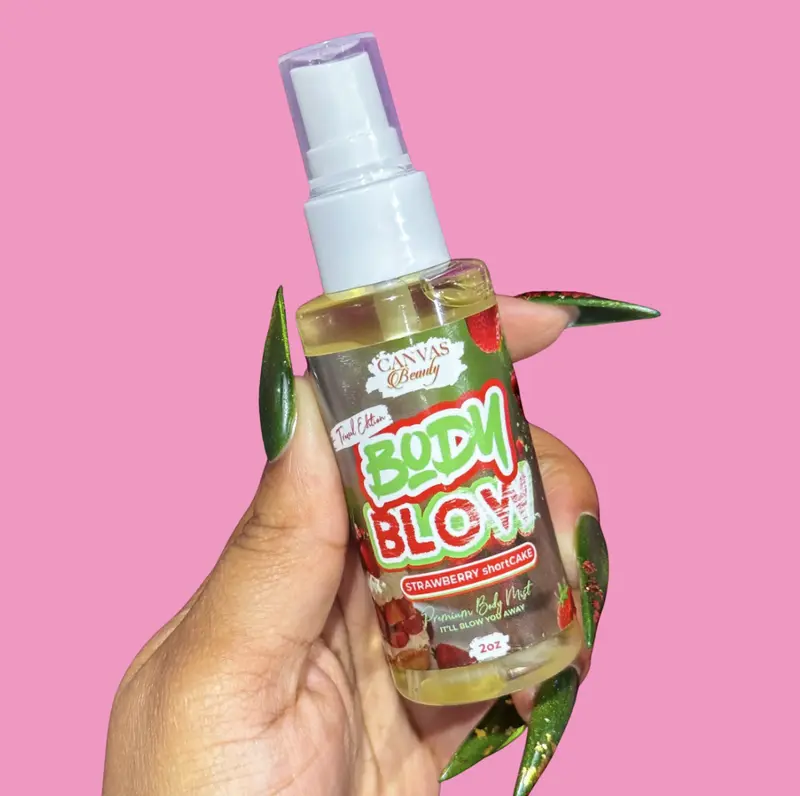 CANVAS BEAUTY Body Blow Travel Edition Scented Fragrance - 2oz Body Mist for Daily Wear & Special Nights Out - Moisturizing & Refreshing Spray