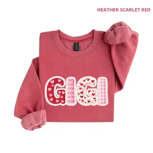 Valentines Gigi Sweatshirt, Gigi Love Sweatshirt, New Grandma Gift Valentines Day, Heart Sweater, Grandma Heart Gift