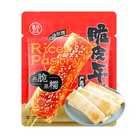 FRESHIPPO Crispy Rice Cake 10.58 oz – Crunchy Outside, Chewy Inside with Sweet & Spicy Flavor Sauce & Seasoning Powder | Gluten-Free Snack Healthy Traditional