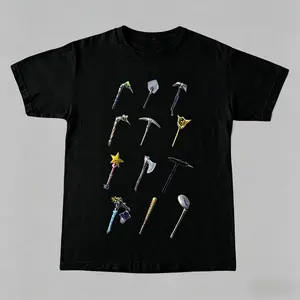 Fortnite The Pickaxe Collection Tee, Fortnite Shirt Graphic Tee Trendy Tee Funny, Printed On Gildan Heavy Cotton, Gift Idea Gift For Man