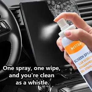 Screen Cleaning Spray for Phone Computer Tablet, Car Dashboard Dust Removal Liquid 180ML, Multi-Purpose Cleaner Solution