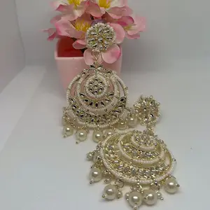 LUNORA- Traditional Kundan Danglers- Classy