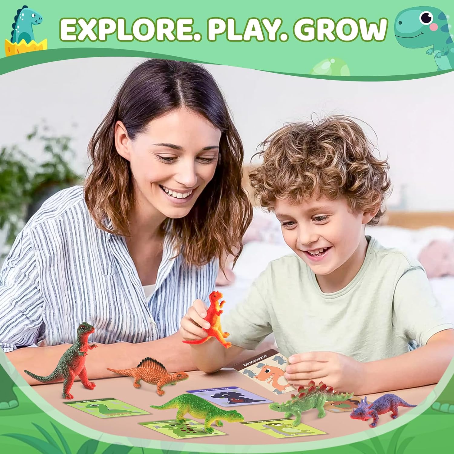 Kids Bath Bombs with Dinosaur Toys Inside — XXL Fizzy Bath Eggs Gift Set for Boys & Girls Ages 3‑9 — Easter Gifts & Birthday Presents, Gentle Kid‑Safe Bath Fizzies