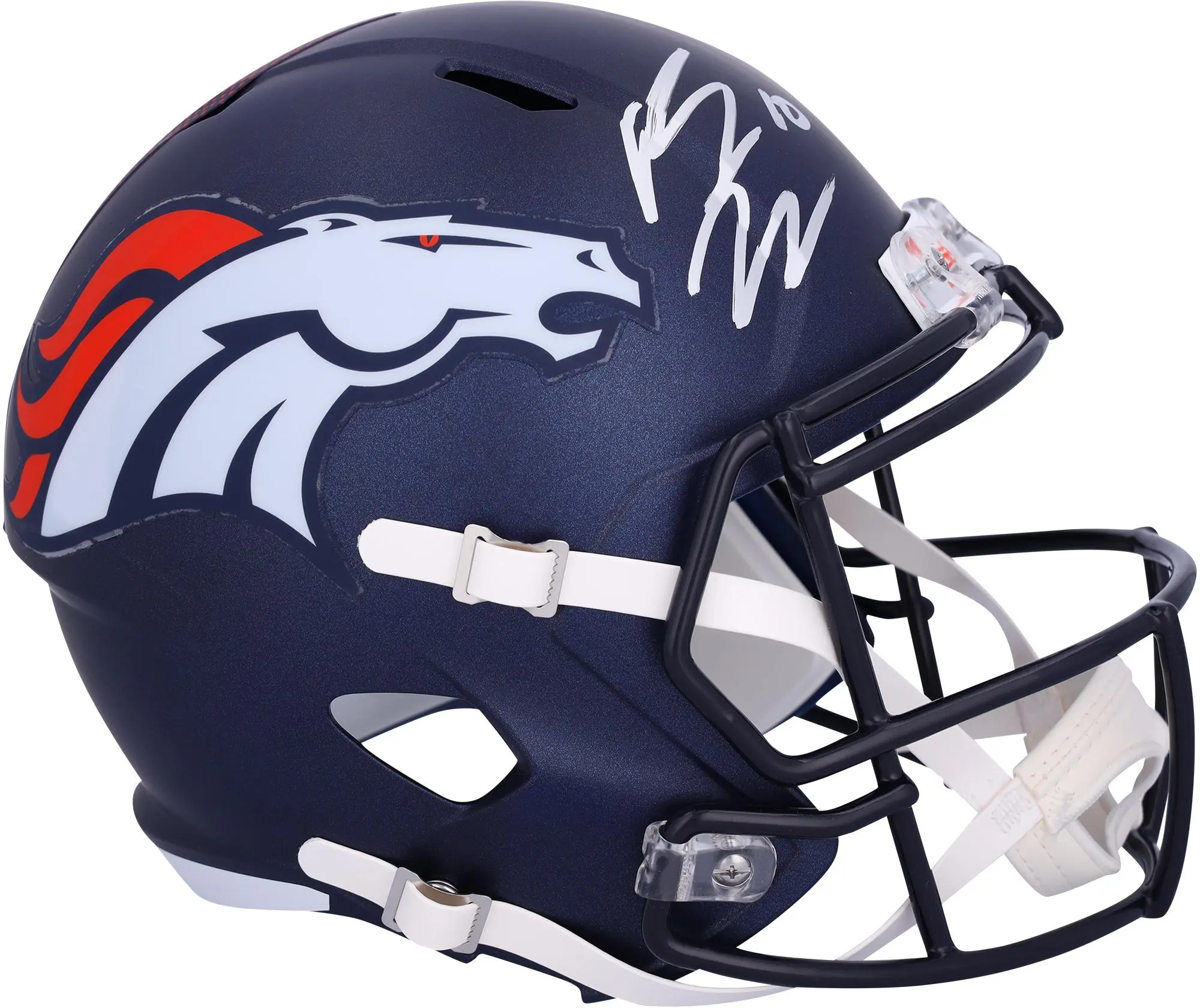 Bo Nix Denver Broncos Autographed 2024 Speed Replica Helmet - Fanatics Authentic Certified
