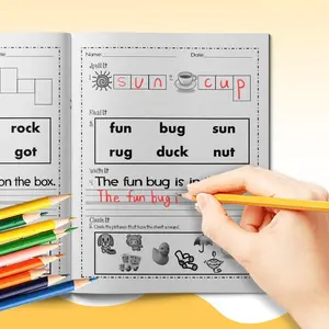 Easy Word Learning Book, 1 Count Step-by-step Guide to Vocabulary Growth, Educational Supplies for Home School Students, Visual Learning Tools, Learning Materials, Teaching Supplies