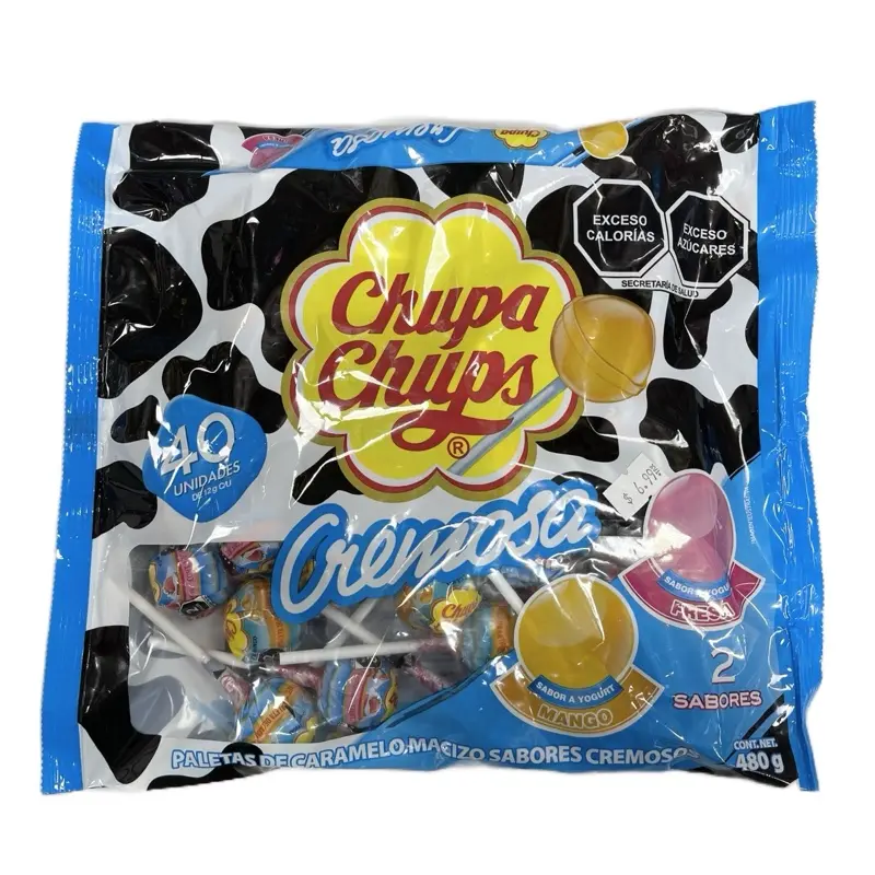 Chupa Chups Sabor a Yogurt-40 count