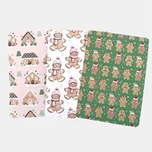 Gingerbread Kindle Inserts Collection | Christmas Patterns for Kindle Device Basic/Paperwhite