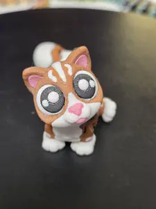 3d printed articulated and flexi cat