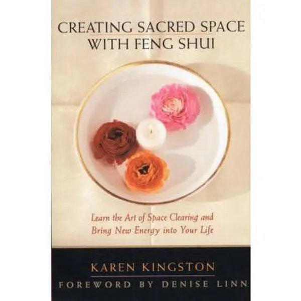 USED Book - Creating Sacred Space With Feng Shui: Learn the Art of Space Clearing and Bring New Energy into Your Life by Karen Kingston (Paperback) - english