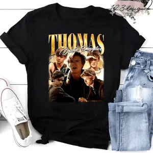 Thomas Brodie Sangster Retro Bootleg Tshirt Love Actually Shirt Nanny Mcphee Fans The Last Legion Maze Runner Shirt Unis Vintage Style Tee
